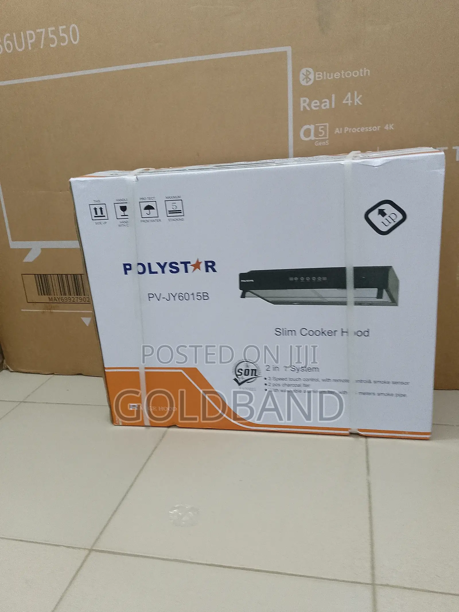 Polystar 60cm Dual Eco-Vent Slim Cookerhood (Pv-Jy6015b)