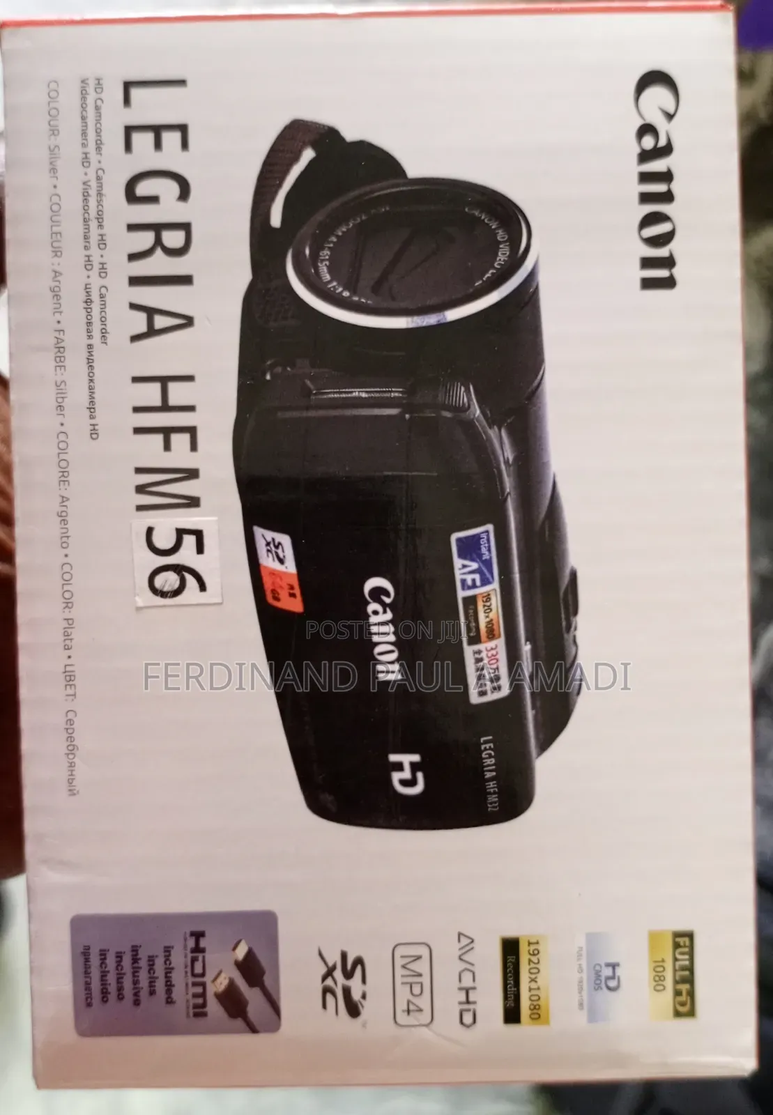 Canon Full HD Video Camera With Wi-Fi