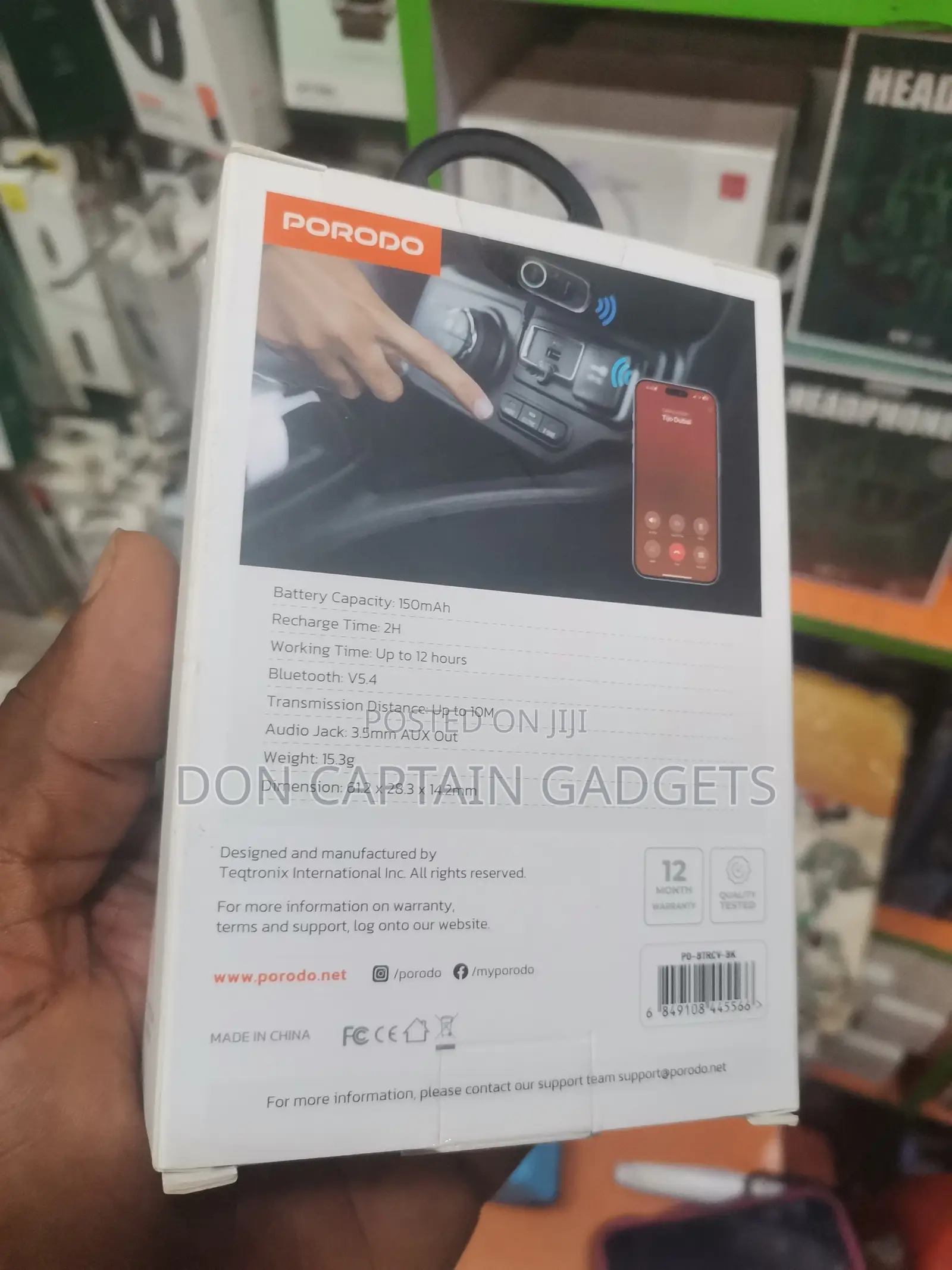 Porodo Wireless Bluetooth Audio Transmitter