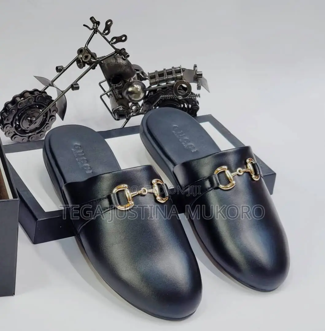 High Quality Gucci Men's Half Shoes