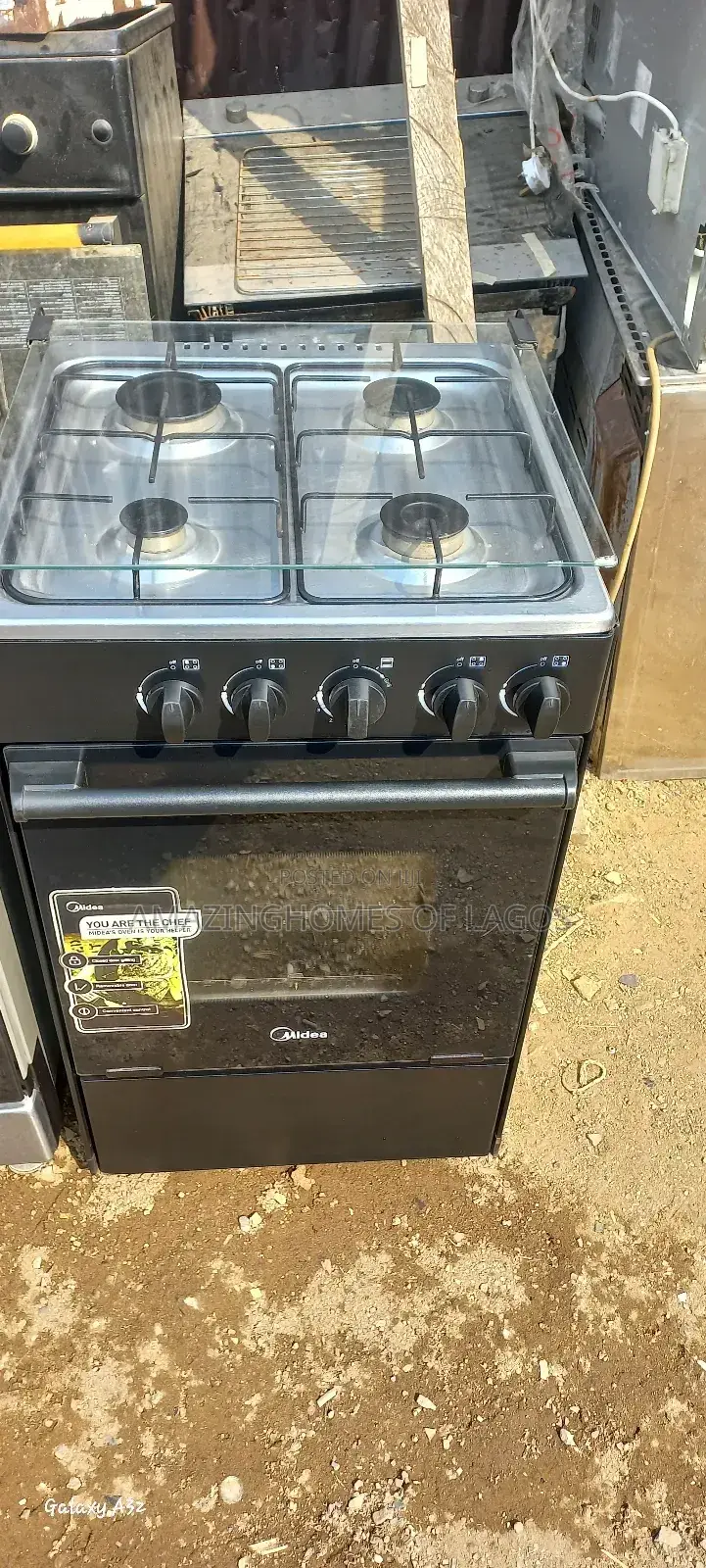 50by60 Standard German Standing Gas Cooker
