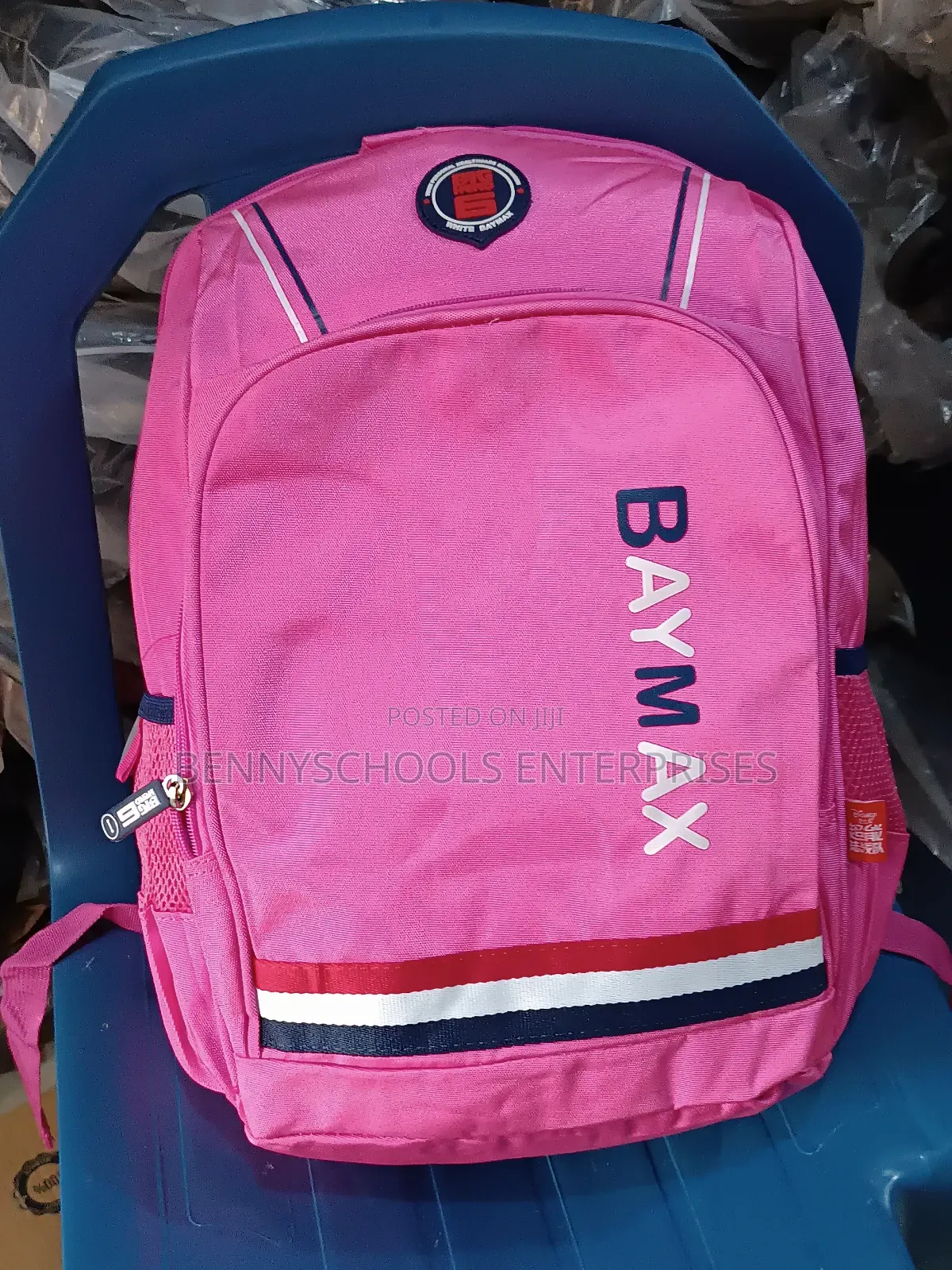 Pink Stock Backpack and School Bag