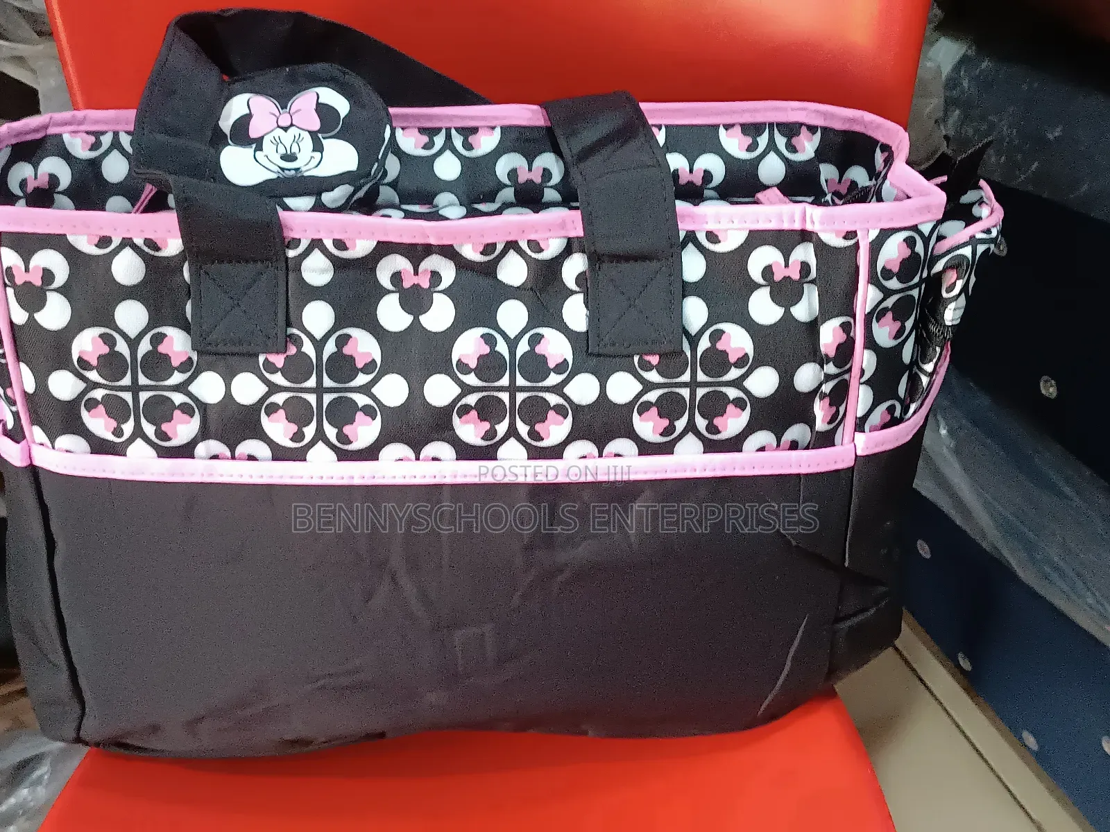 Colourful Mothercare Bag With Water Bottle Case And Purse