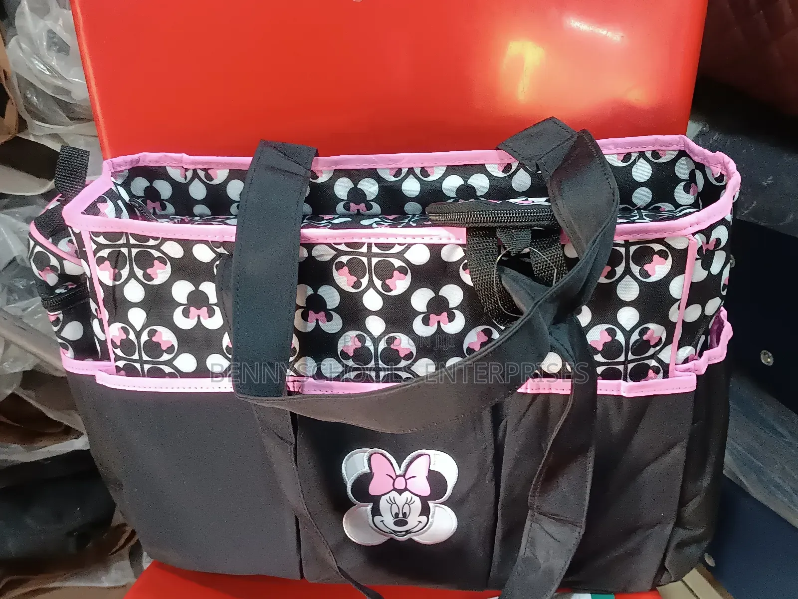 Colourful Mothercare Bag With Water Bottle Case And Purse