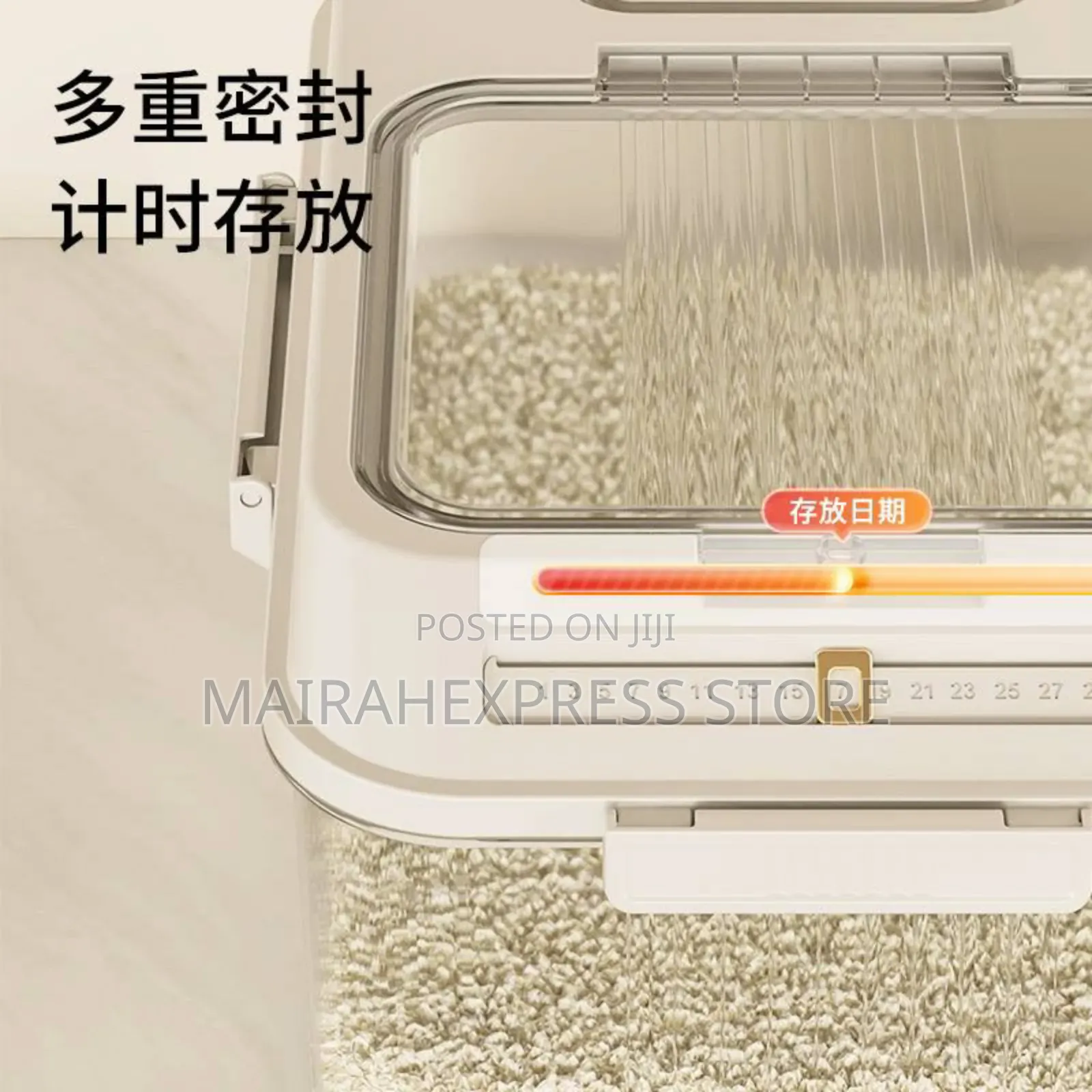 30litre Transparent Rice Bin