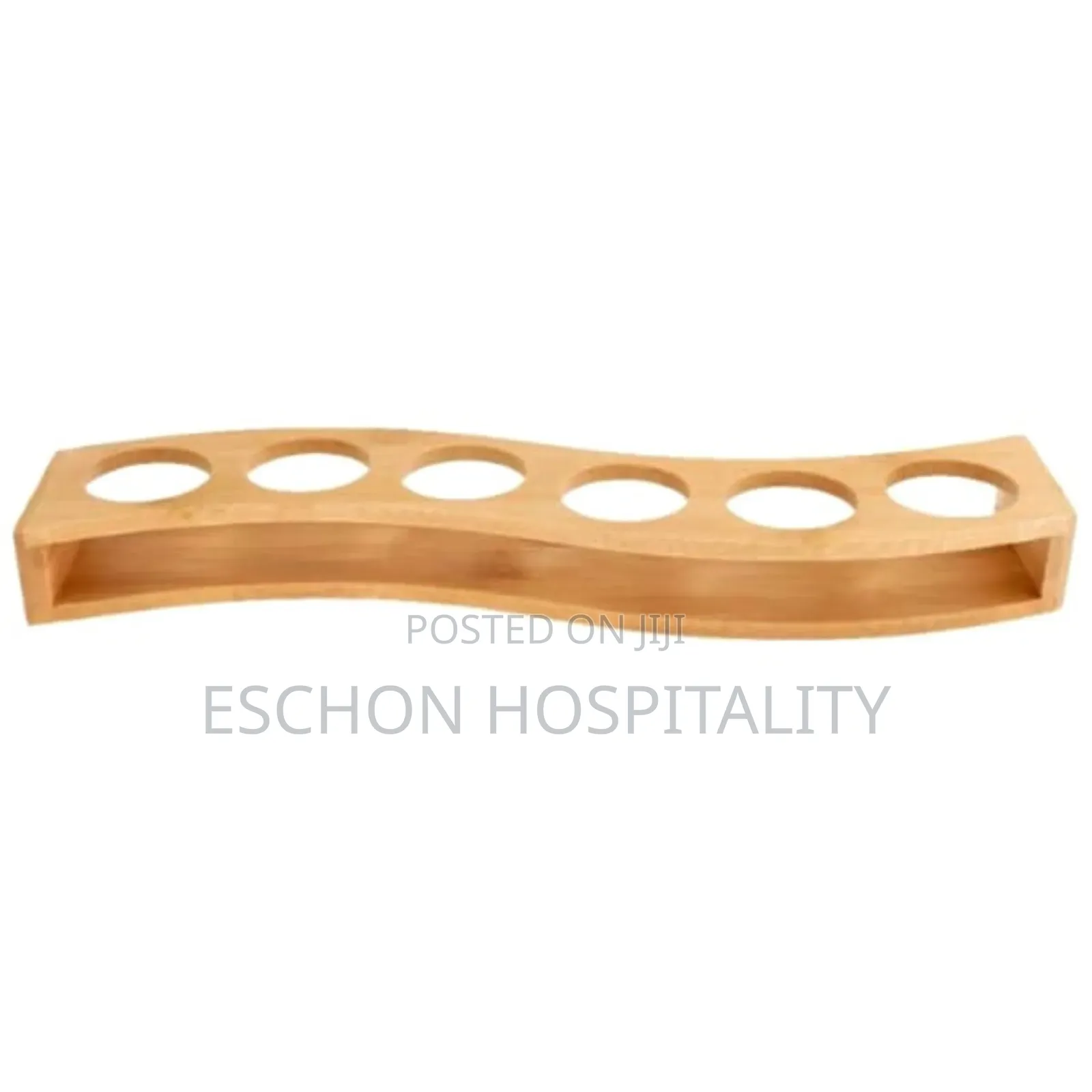 Bamboo Tequila Shots Holder With Tequila Glasses Set