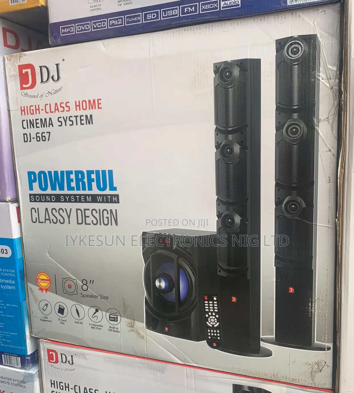 Original DJ High Class Powerful Home Theater System Bluetoot