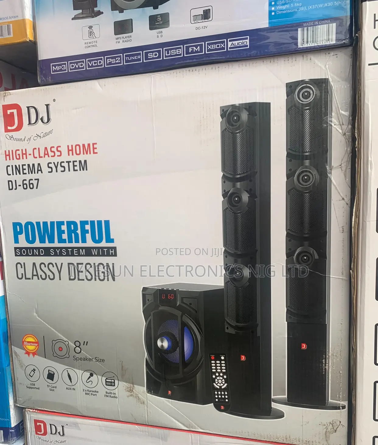 Original DJ High Class Powerful Home Theater System Bluetoot