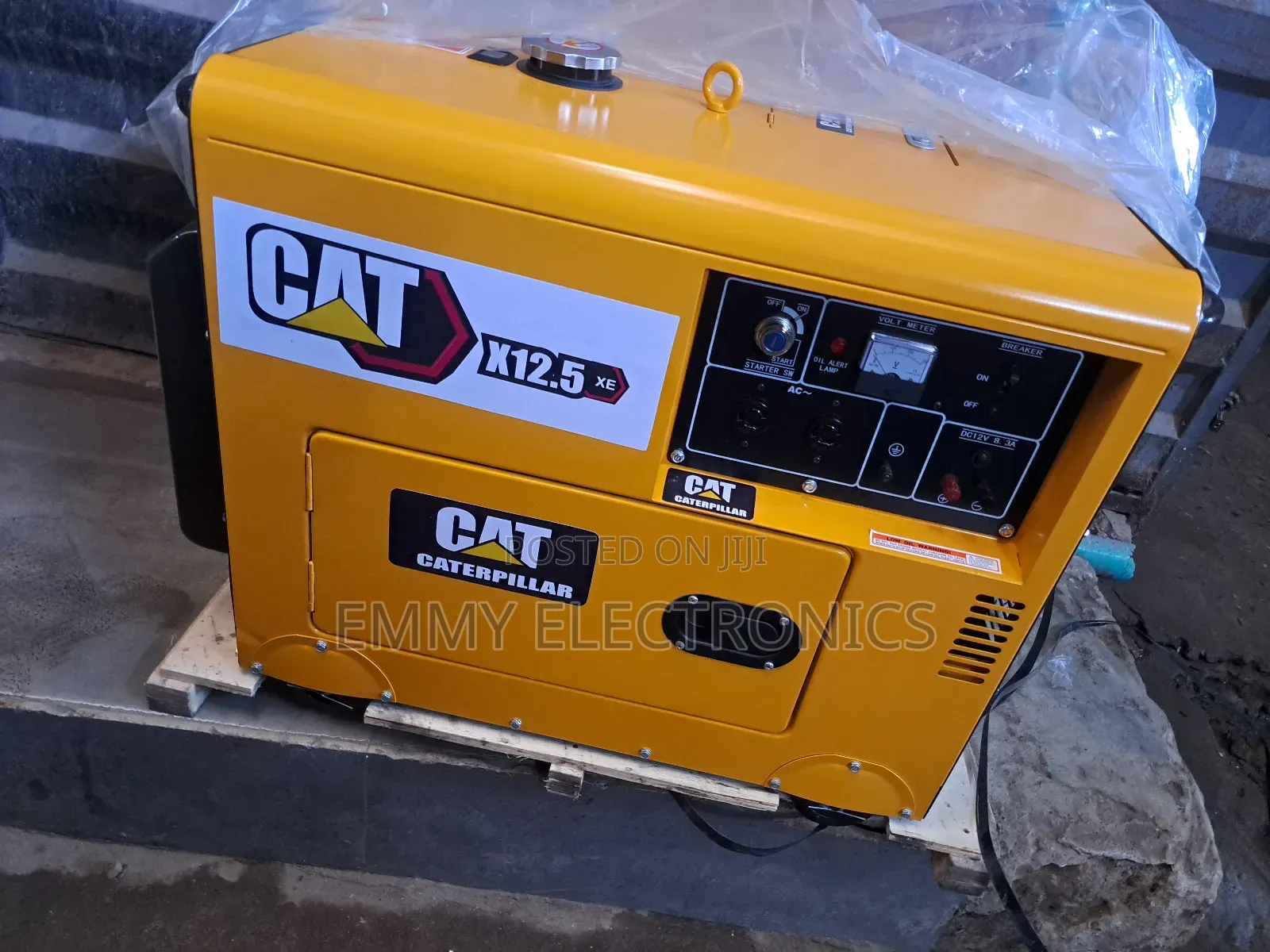 Brand New 10.5kva Cat Diesel Soundproof Gen 100% Copper Coil