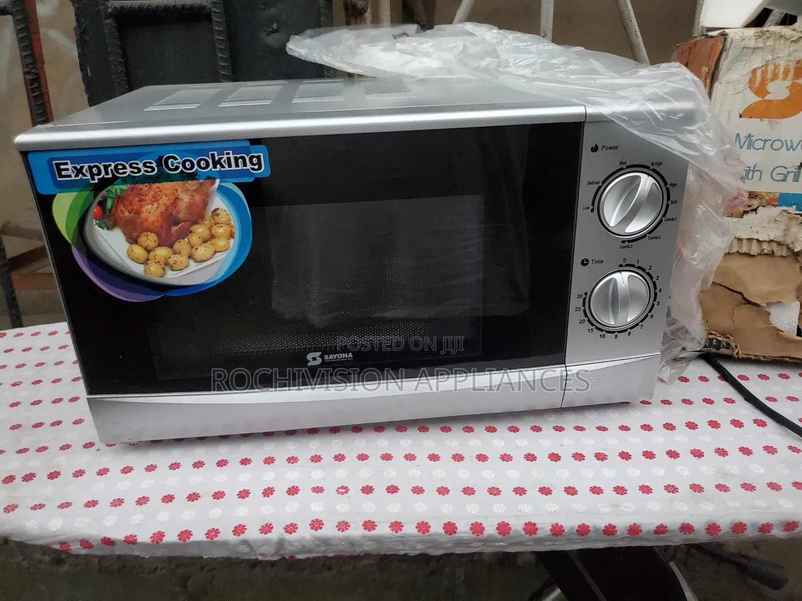 Sayona Microwave Oven Microwave With Grill Stylish Black