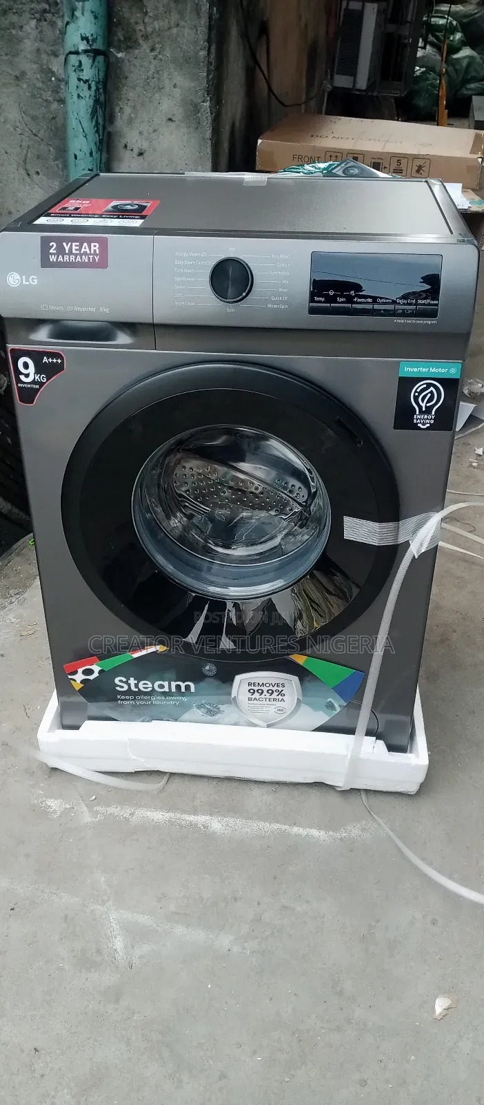 LG Smart Inverter Wash and Spin Washing Machine,Full Copper