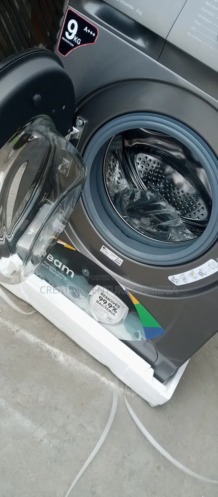 LG Smart Inverter Wash and Spin Washing Machine,Full Copper