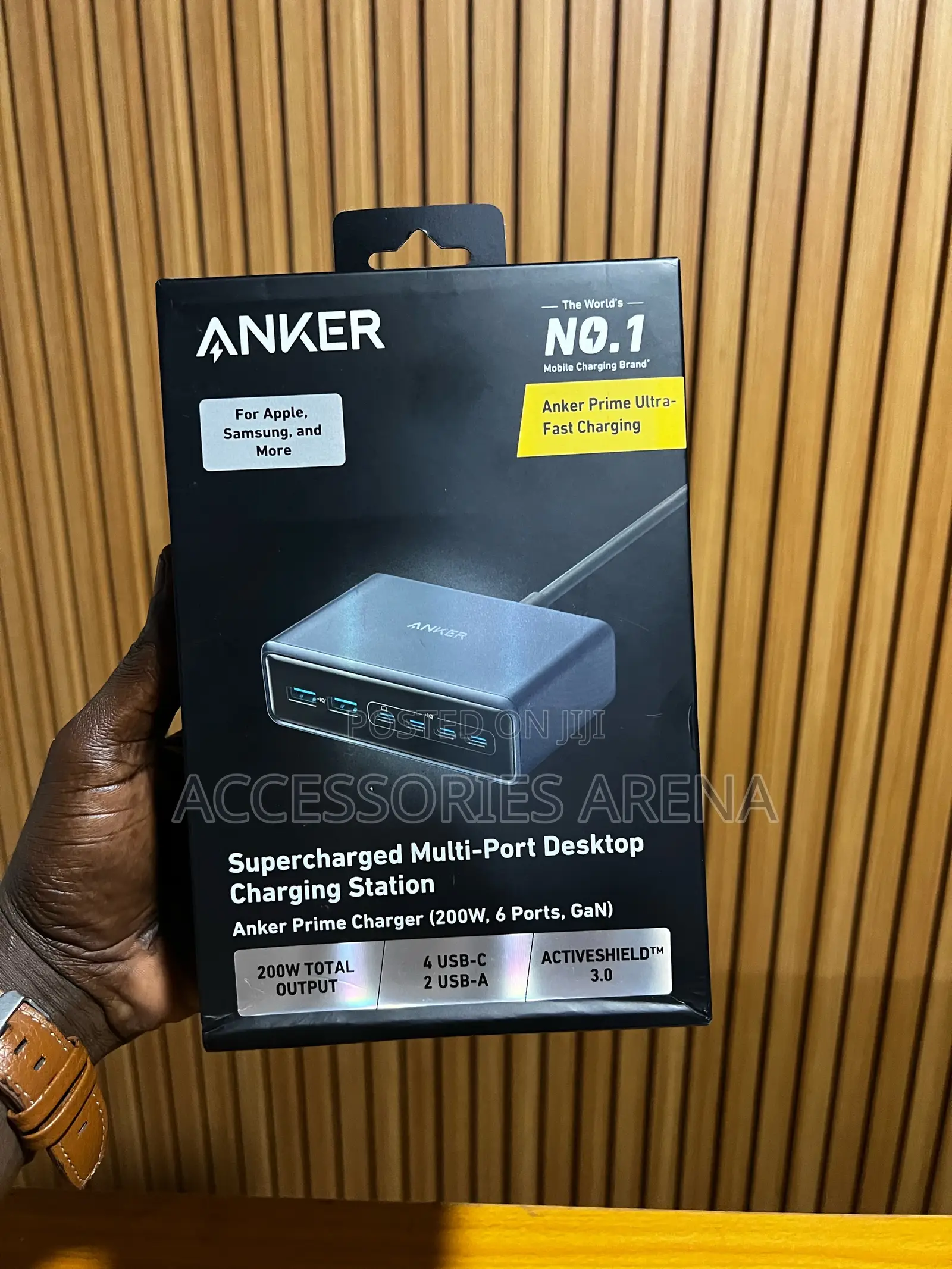 Anker Prime Charger (200W, 6 Ports, Gan)