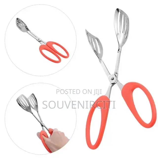 Stainless Steel Quality Scissors Food Tong 