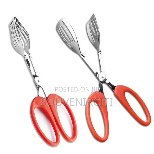 Stainless Steel Quality Scissors Food Tong 