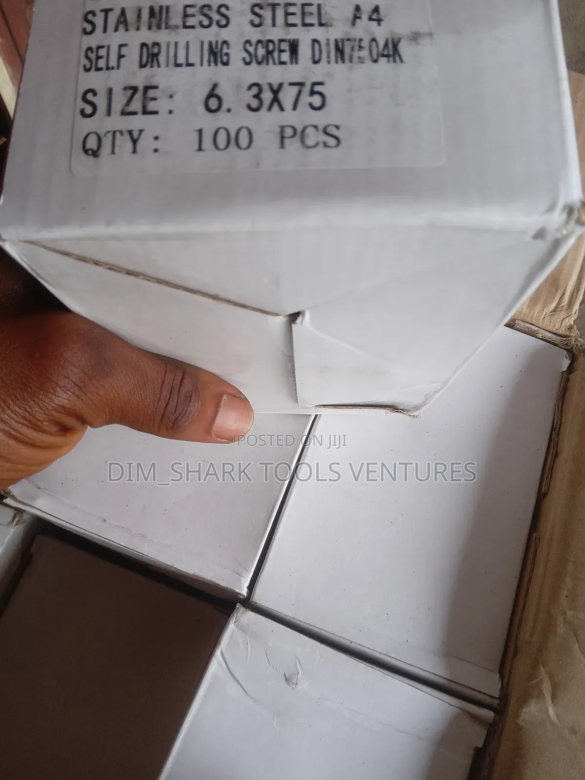 Stainless Steel Drilling Roofing Screw(M6x3")