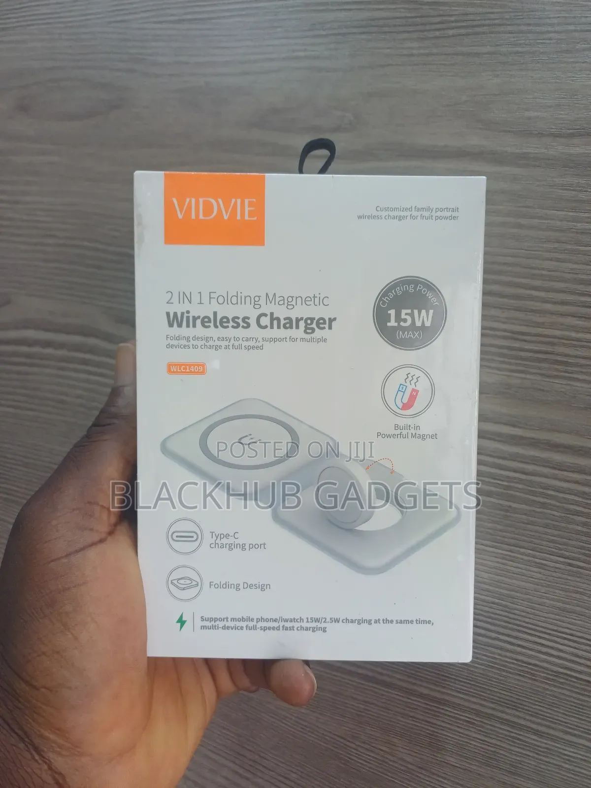 2 In1 Folding Magnetic Wireless Charger