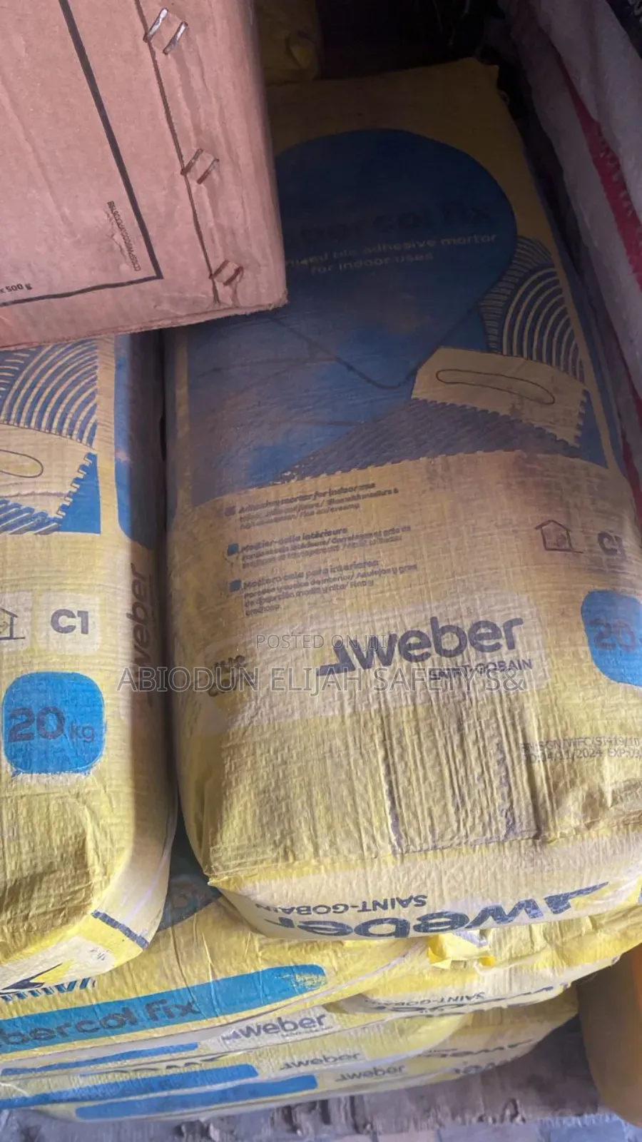 Original Weber Gum Cement/Weber Tile Adhesive