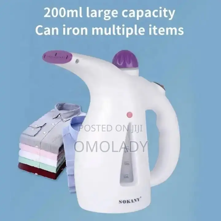 Sokany 800W Portable Travel Garment Steamer 200ml Tank