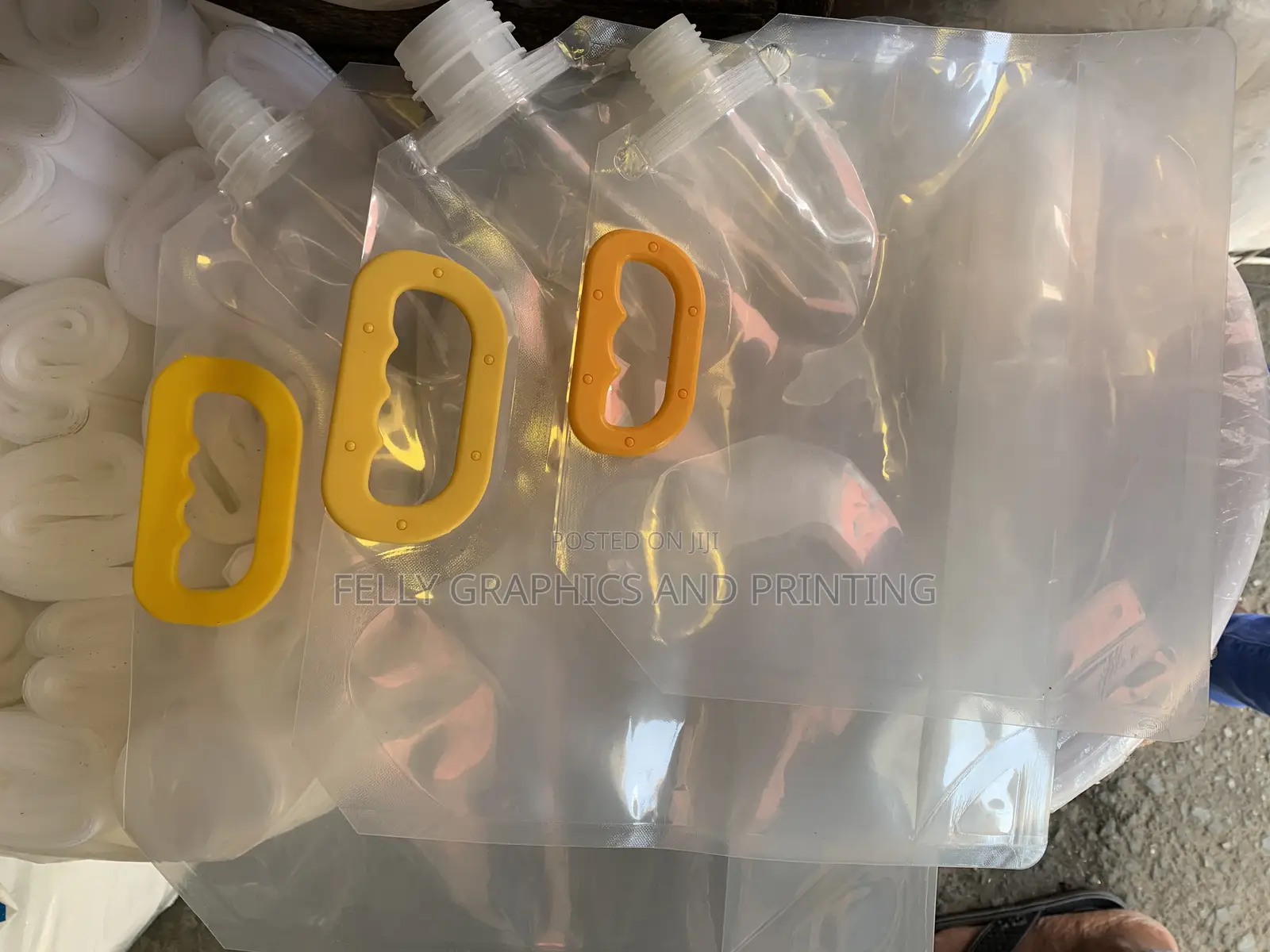 Plain Pouch for Palm Oil and Groundnut Oil