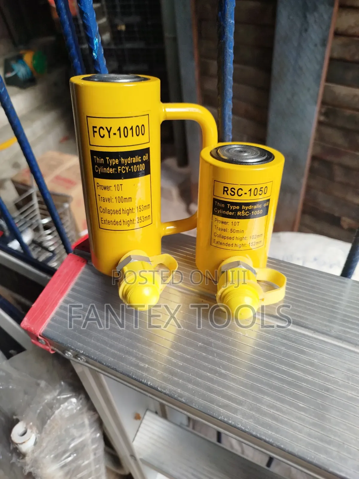 Cylinder Jack 10 Ton's.100/50 Mm