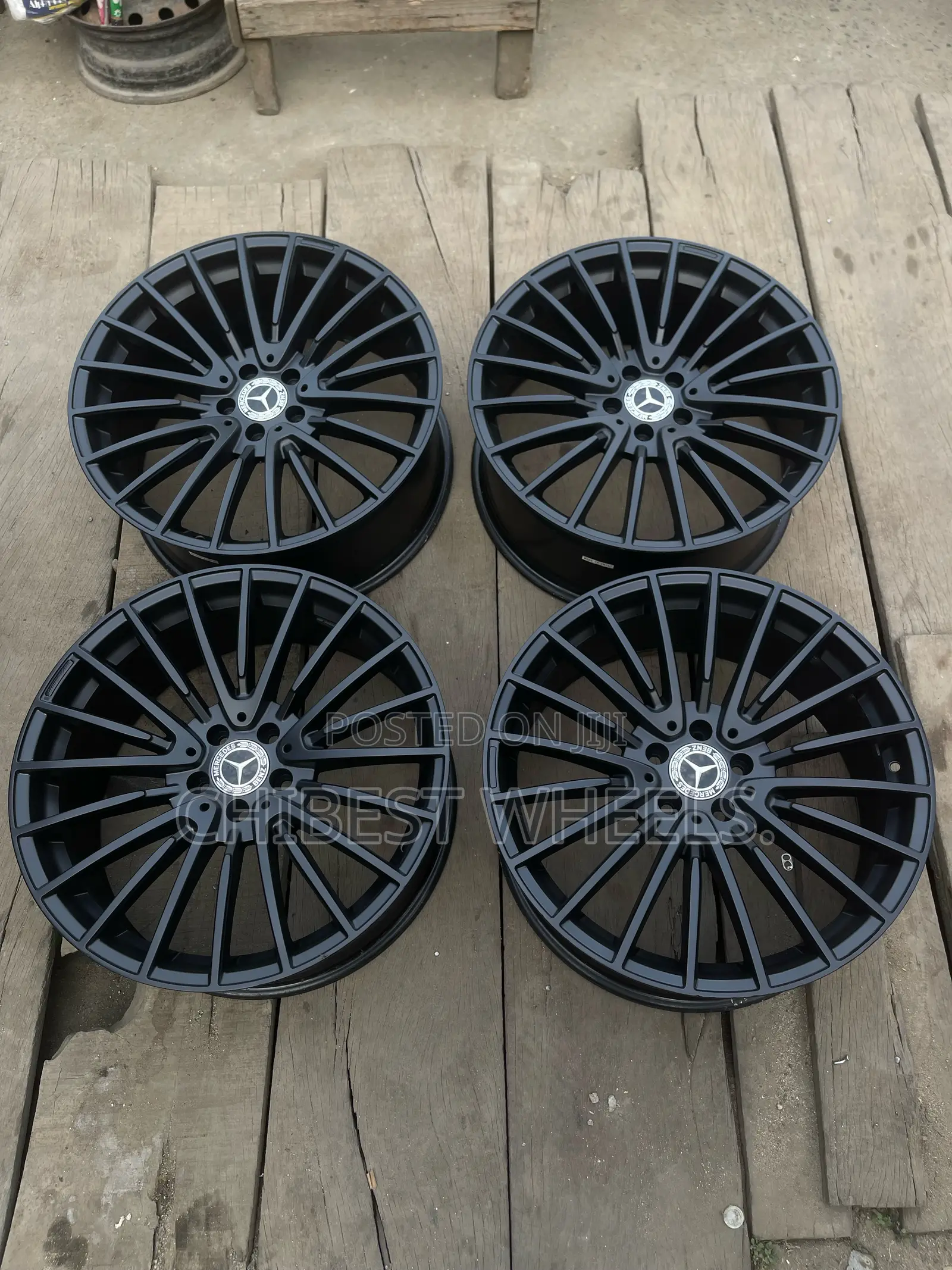 20 Rim for Mercedes Benz Matt Black Original Wheels