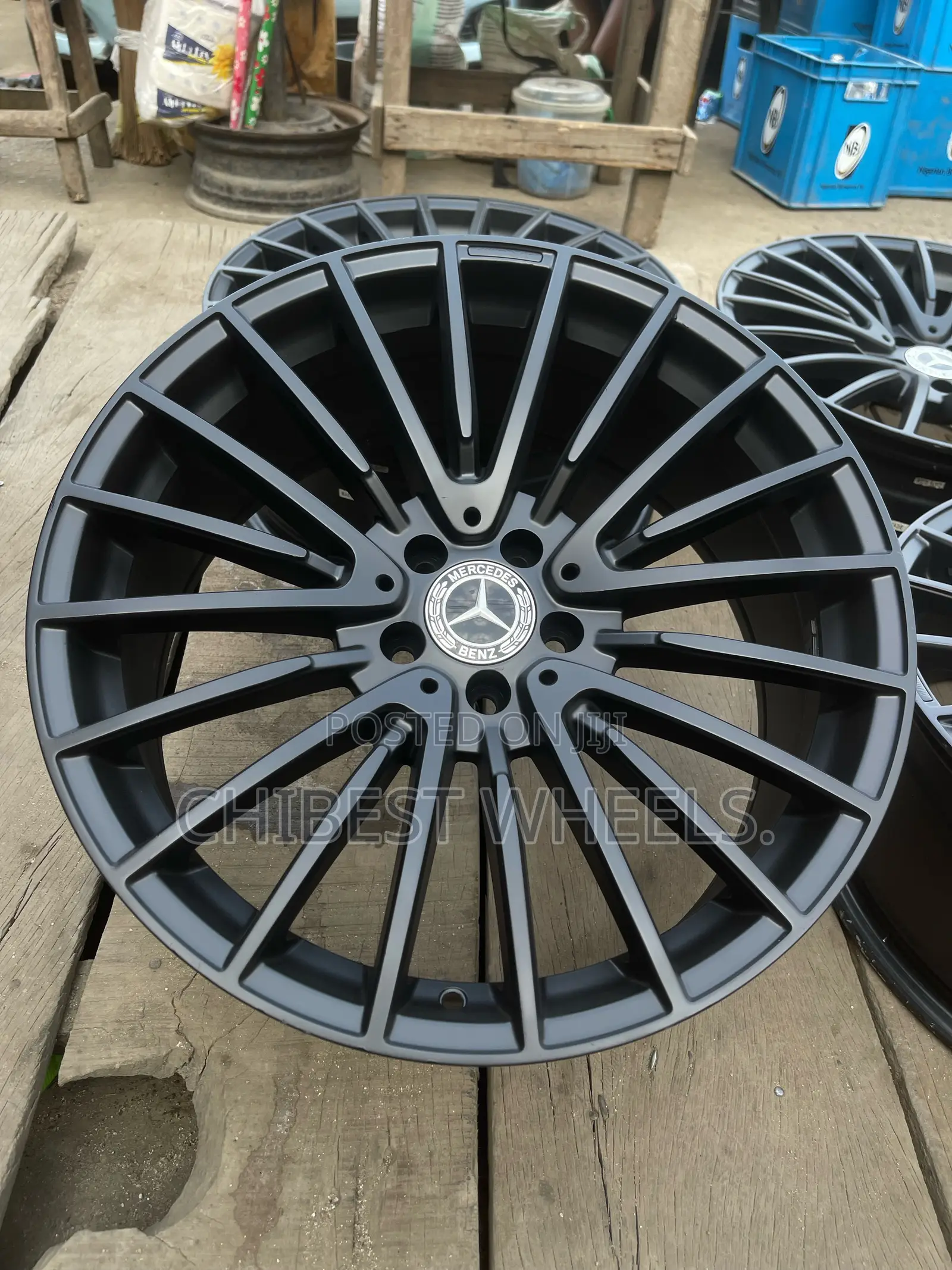 20 Rim for Mercedes Benz Matt Black Original Wheels