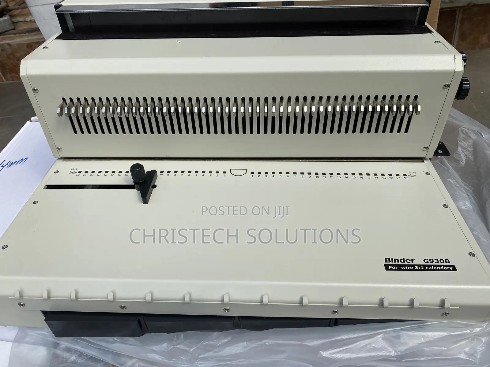 Calendar Double Wire Binding Machine With CE Model G930B