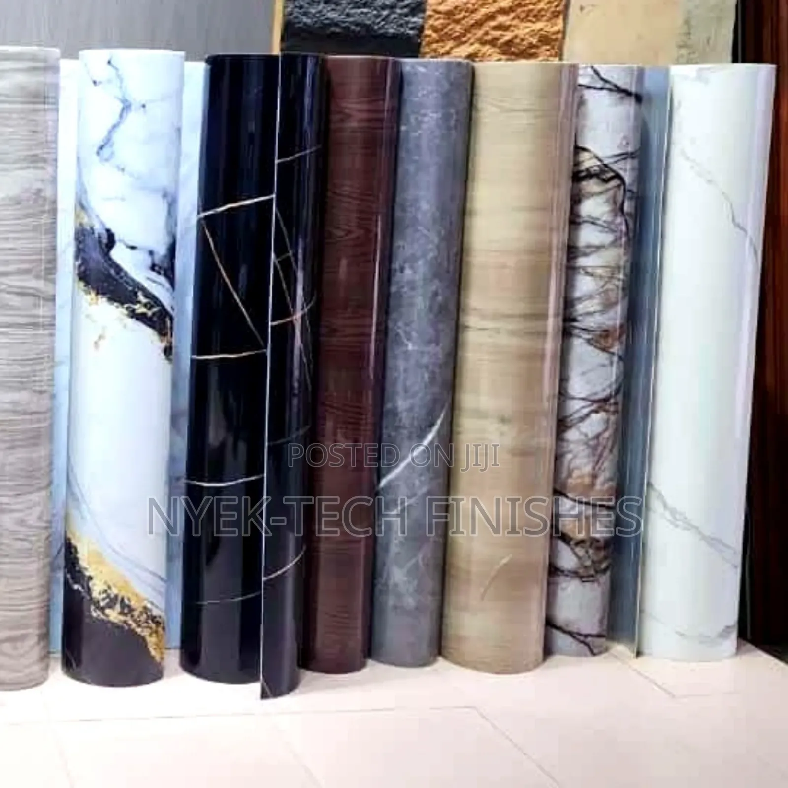 Foam Marble Stickers for Interior Design.