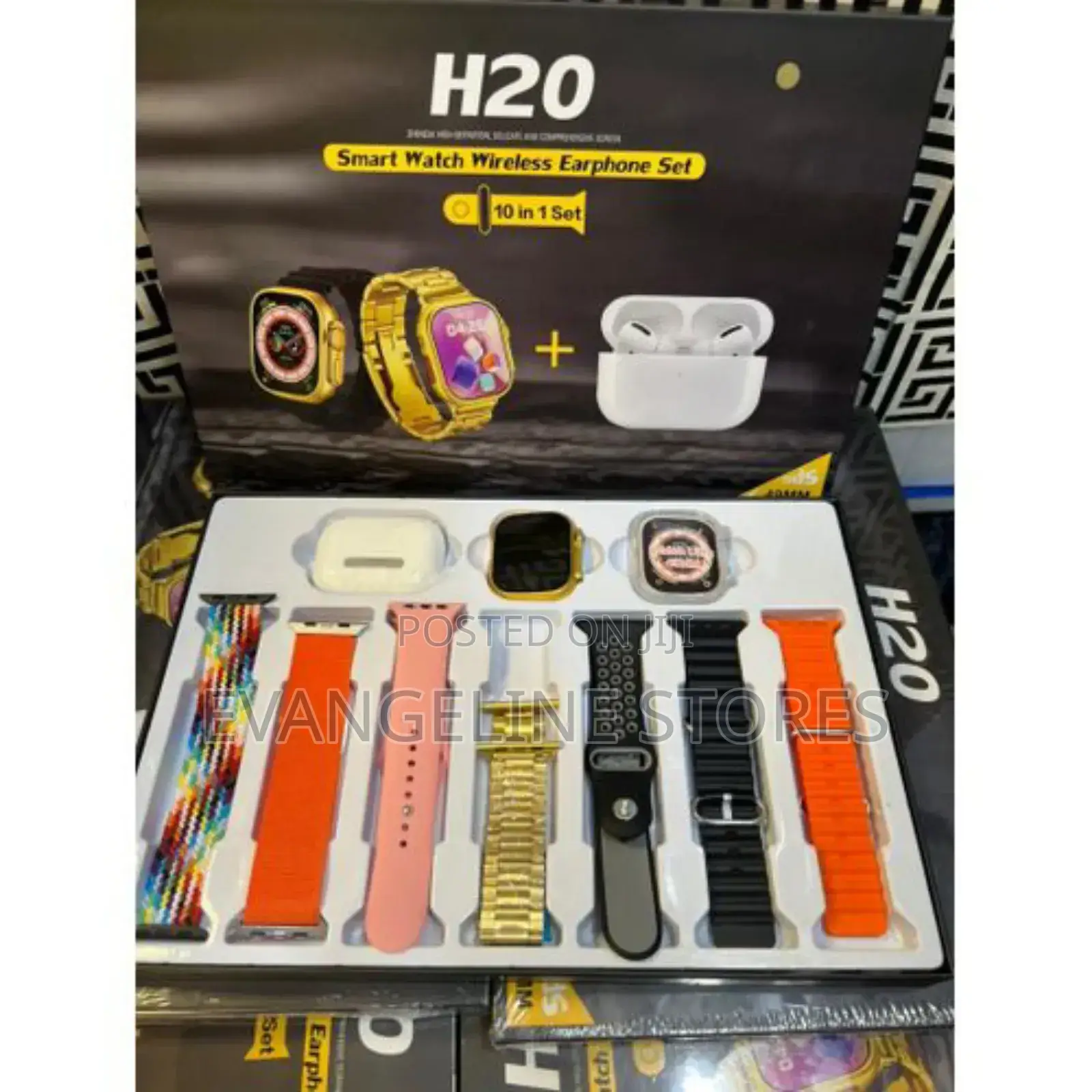 Unique H20 Ultra Smart Watch With Earbud 10 in 1