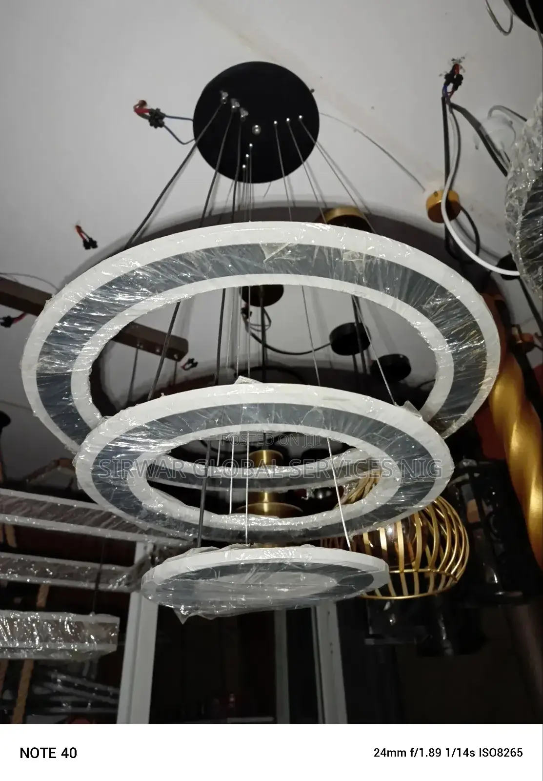 Dropping Dining Room Chandelier Black