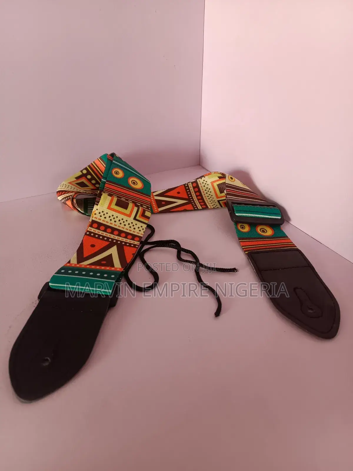 2pcs African Design Adjustable Guitar Strap for Acoustic Electric Guit