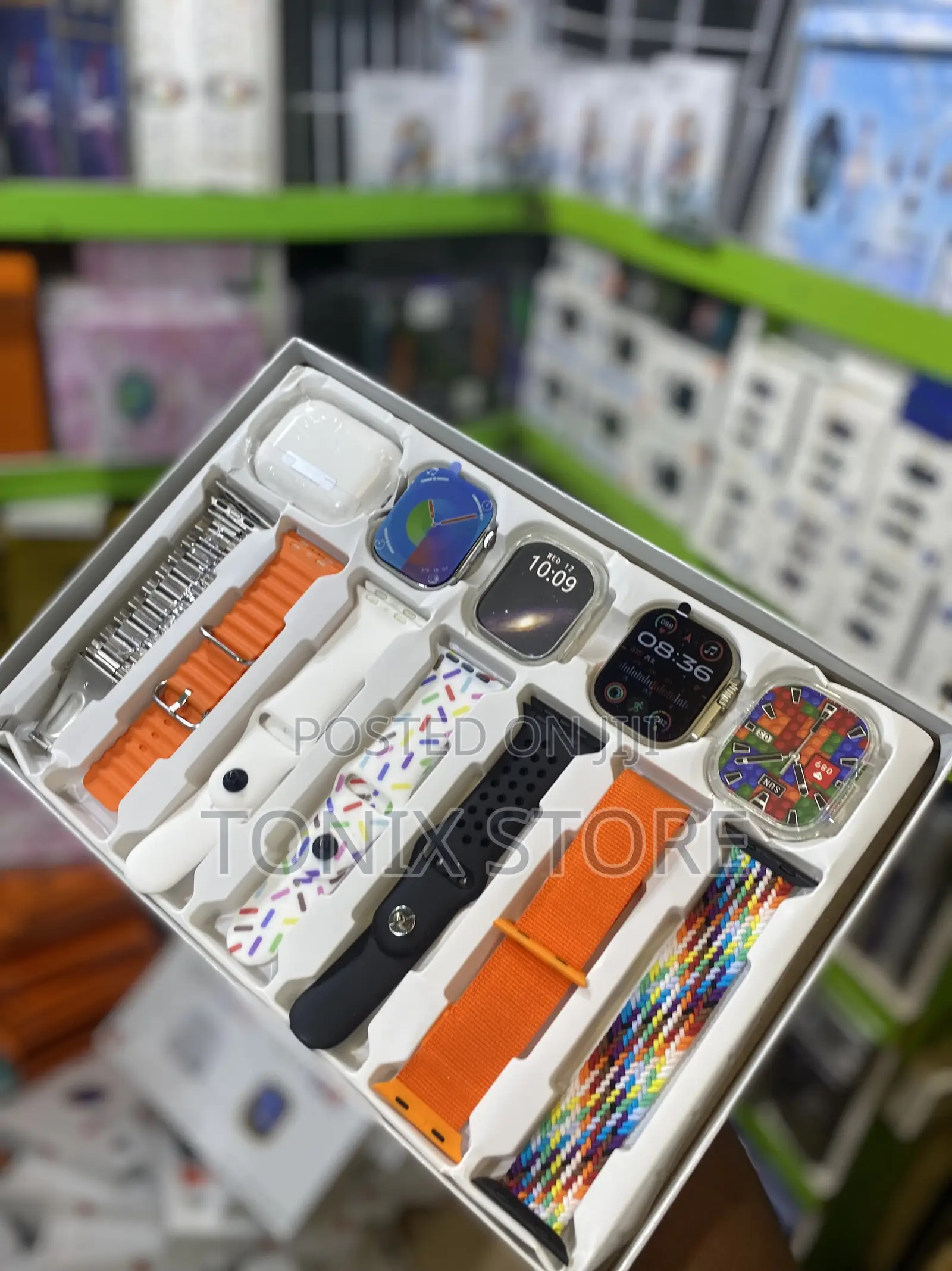 New I60 Suit Extreme 12in1 Watch With Earbud and Multi-Strap