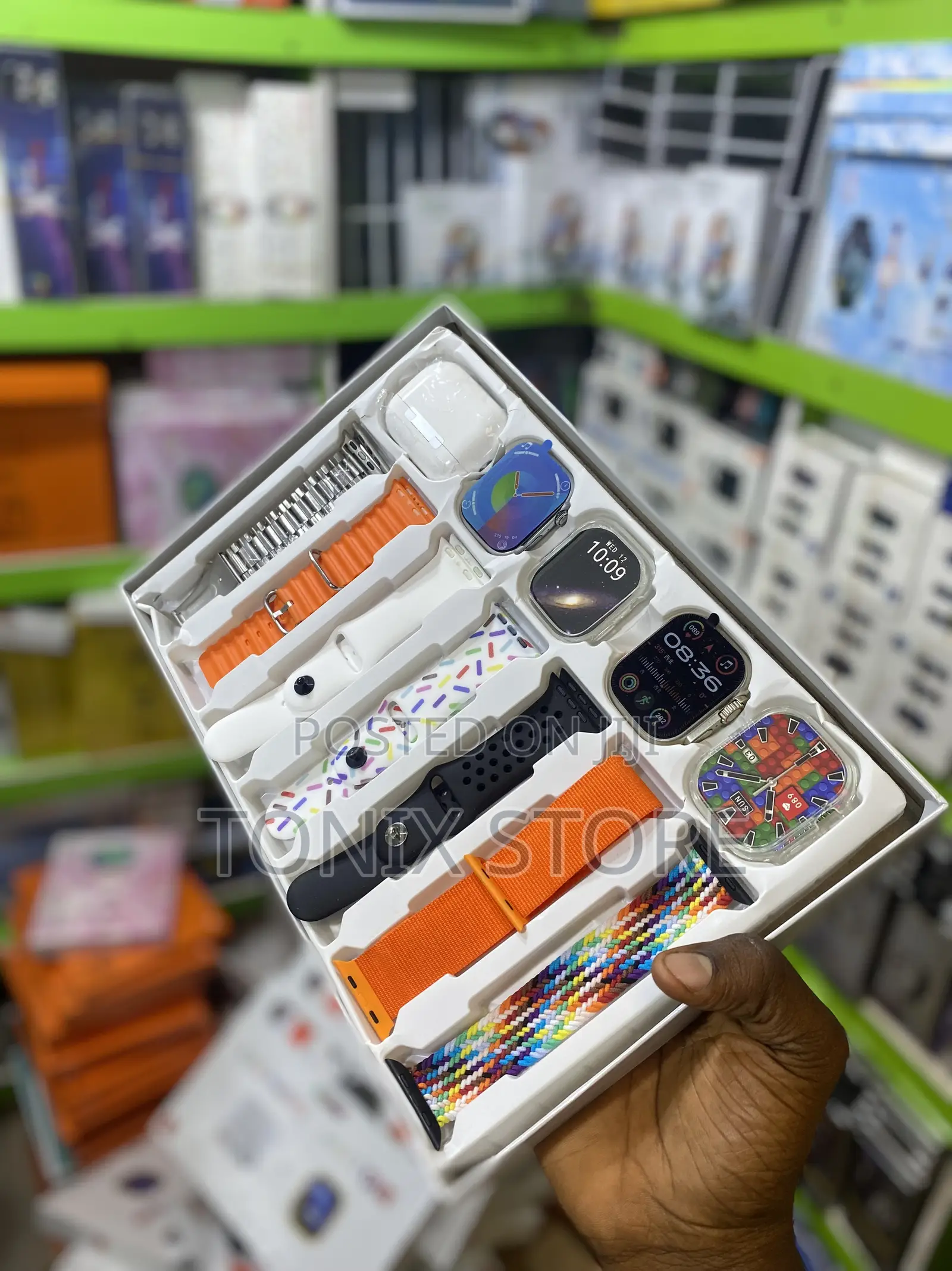 New I60 Suit Extreme 12in1 Watch With Earbud and Multi-Strap
