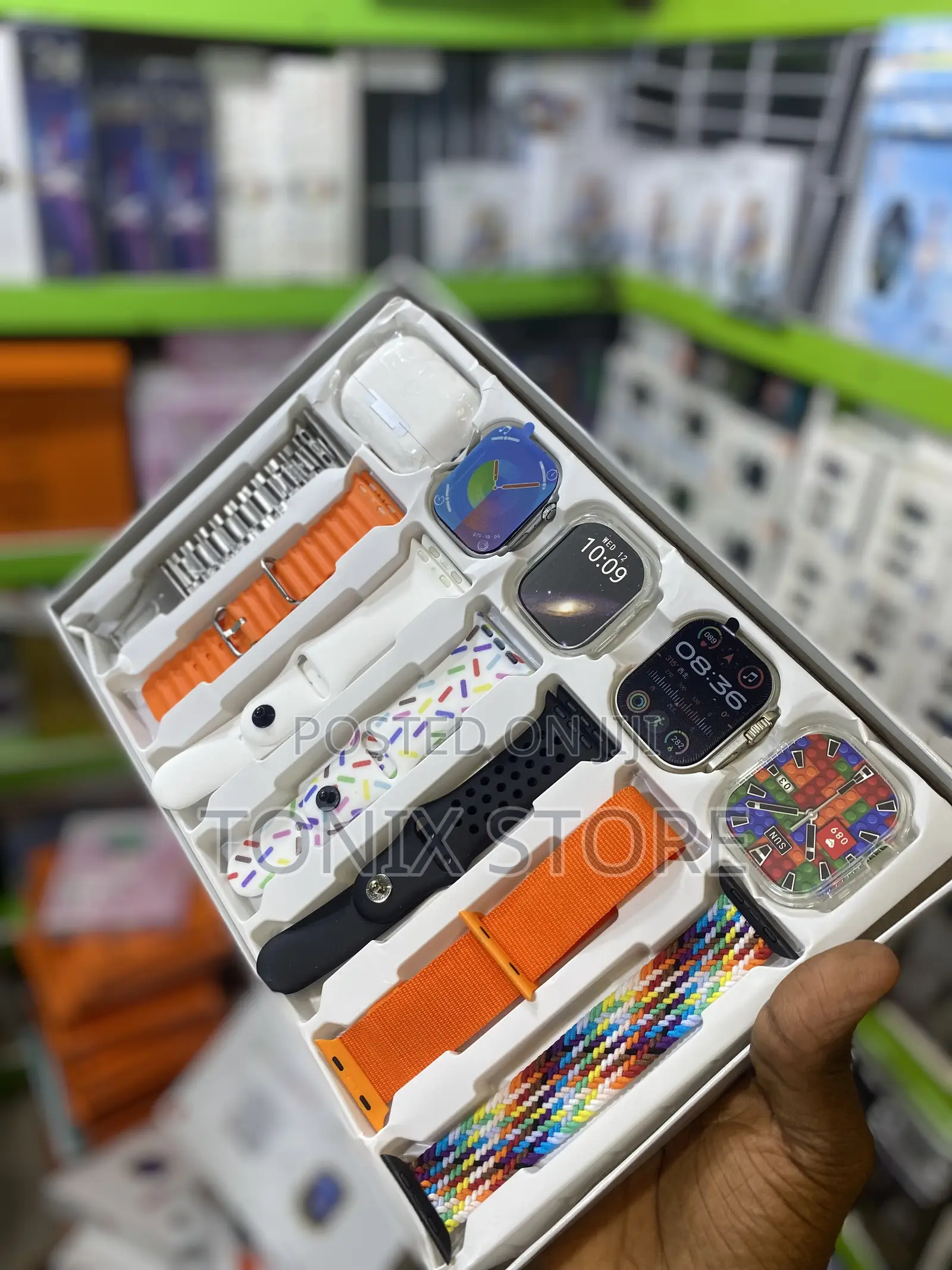 New I60 Suit Extreme 12in1 Watch With Earbud and Multi-Strap