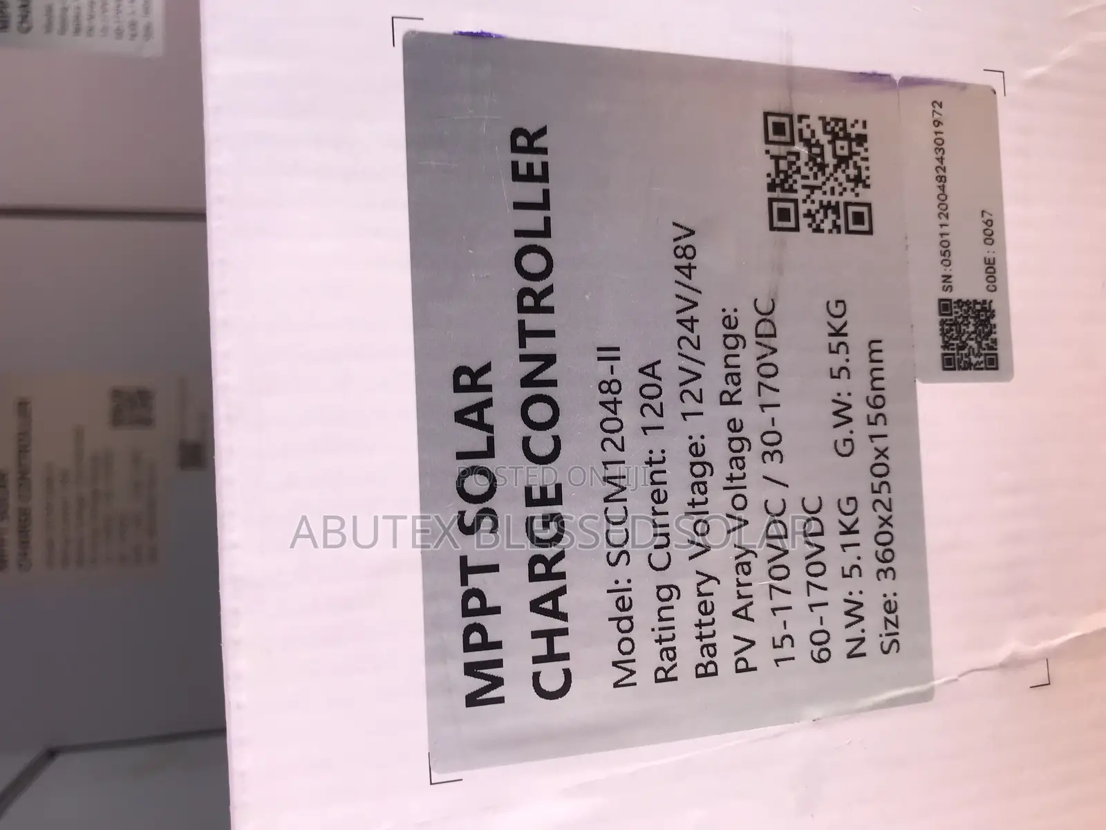 120ah 48v MPPT Felicity Charge Controller