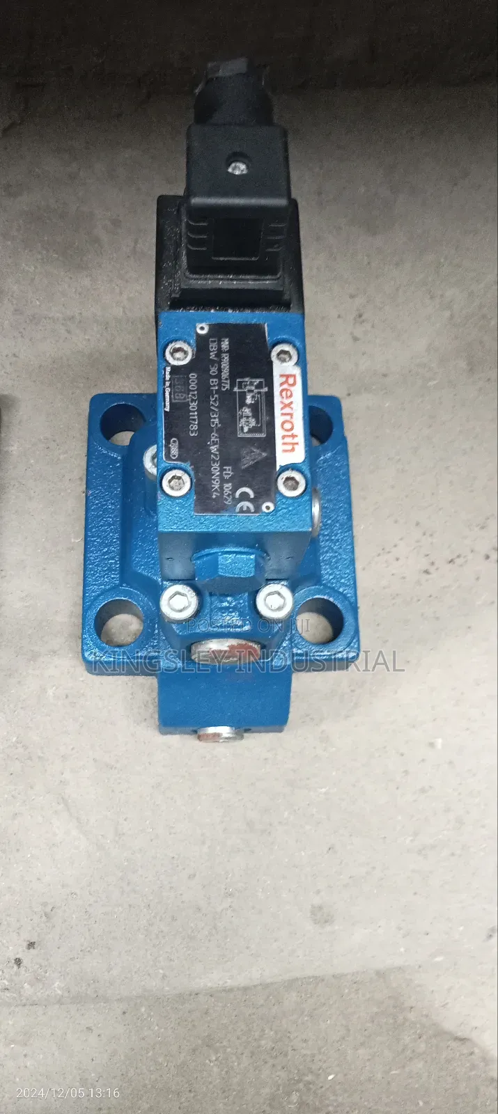 Rexroth Hydraulic Solenoid Valve DBW 30 B1-52/B15-6ew230n9k4