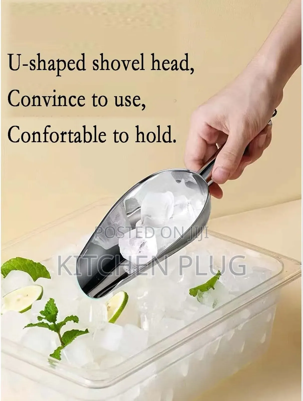 Stainless Steel Ice Scoop For Freezer And Ice Machine