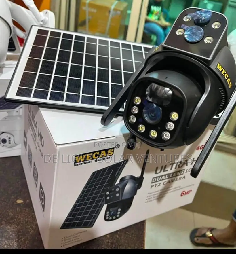 Ultra HD Dual Lens Solar PTZ Camera