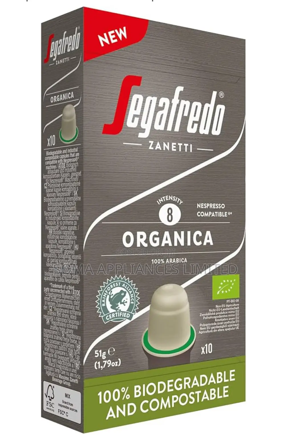 Segafredo Zanetti Organica - Nespresso Original Line