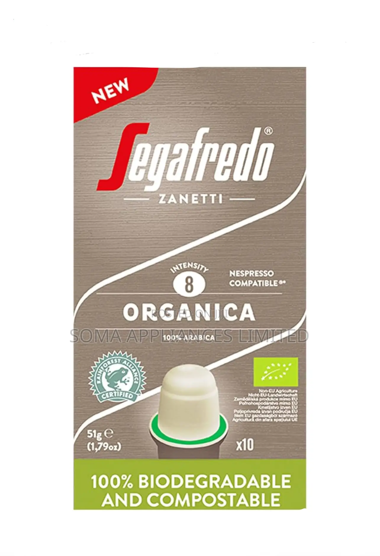 Segafredo Zanetti Organica - Nespresso Original Line