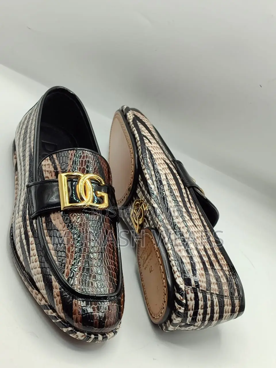 Pure Italian D G Leather Royal Shoe 40-46
