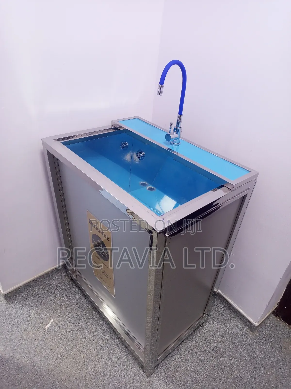 Dirty Linen Instrument Troughs + Sterile Instrumen Trolley