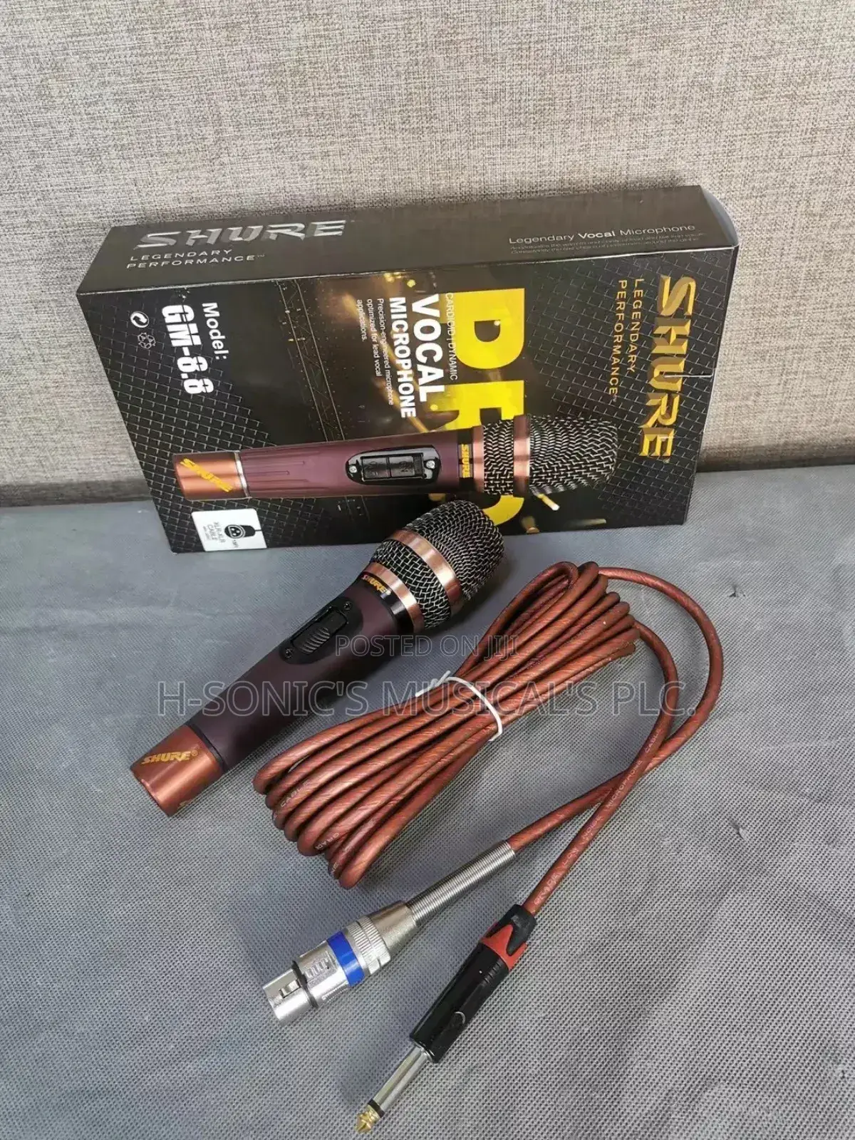 Quality Shure Gm-8.8 Dynamic Wired Microphone