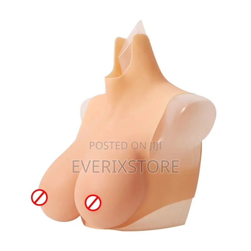 High Neck Fake Silicone Breast