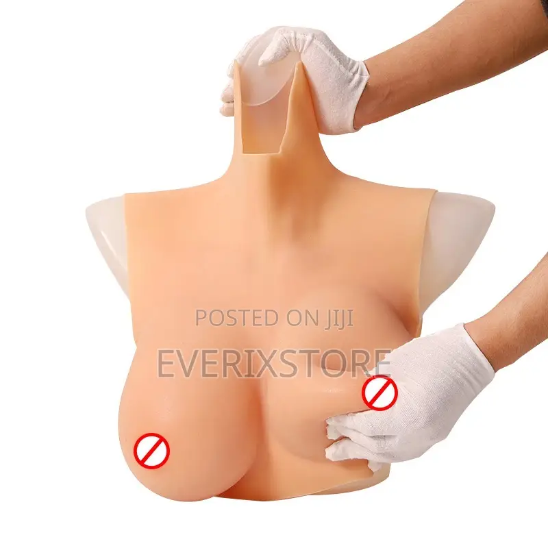 High Neck Fake Silicone Breast