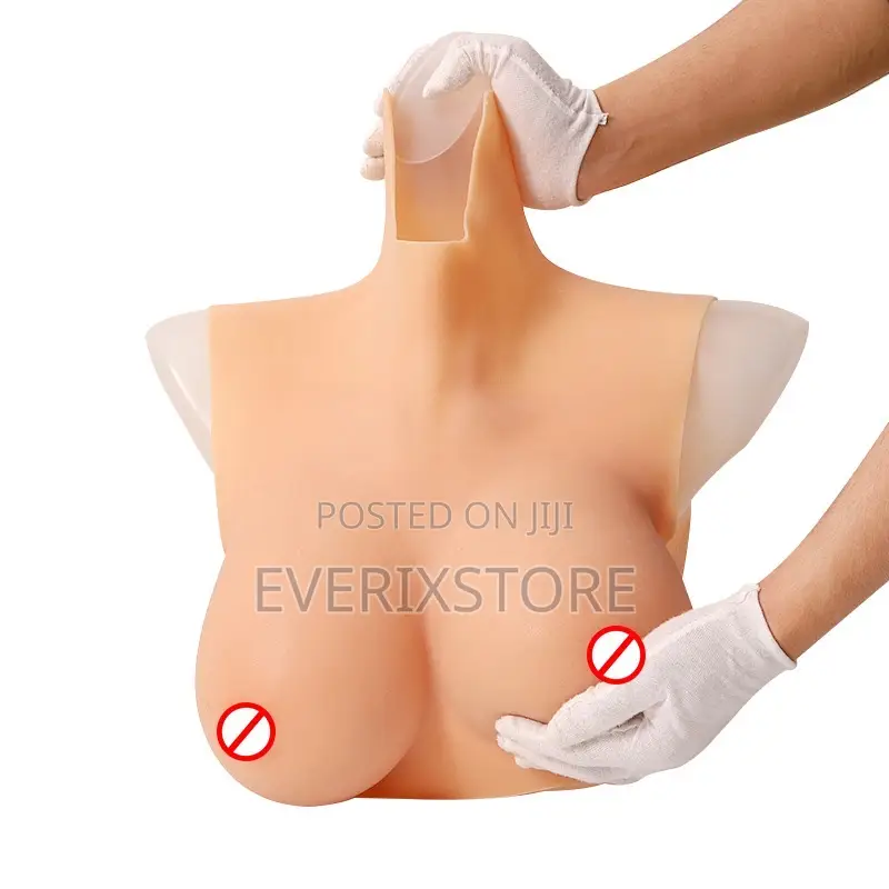 High Neck Fake Silicone Breast