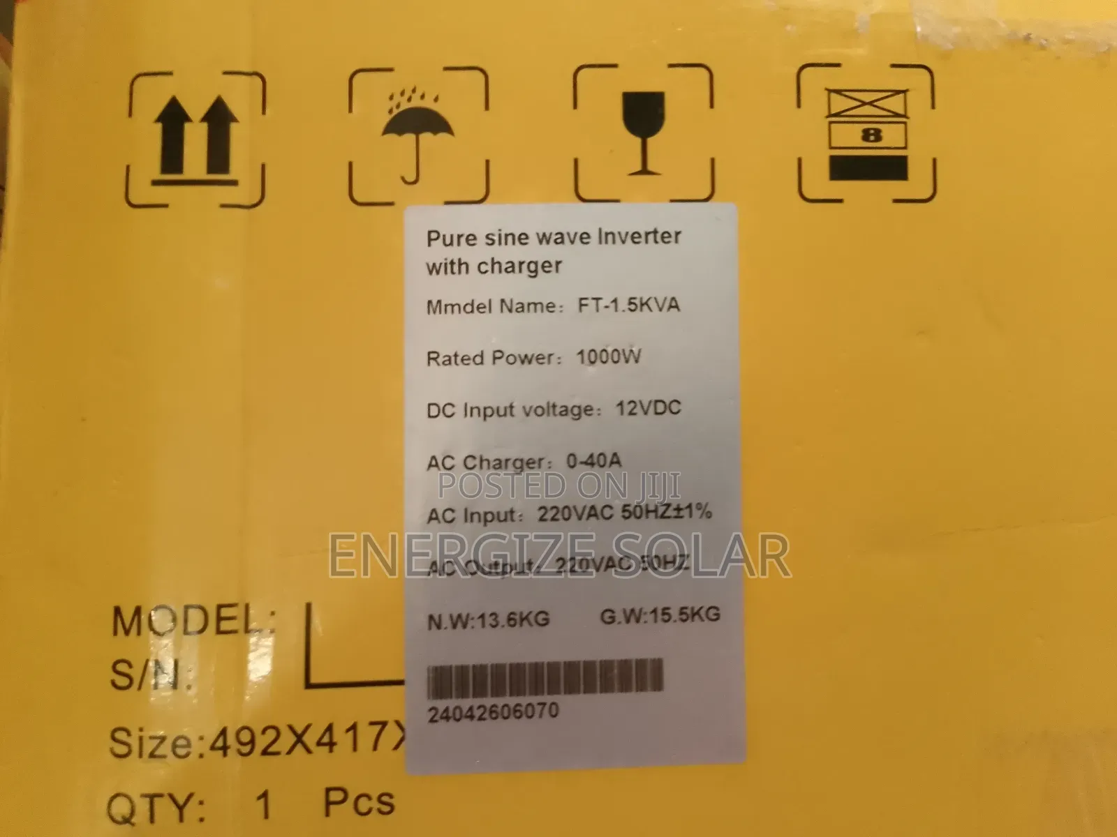1.5kva 12v Snadi Inverter