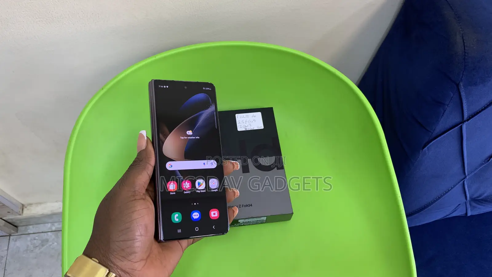 New Samsung Galaxy Z Fold4 256 GB Black