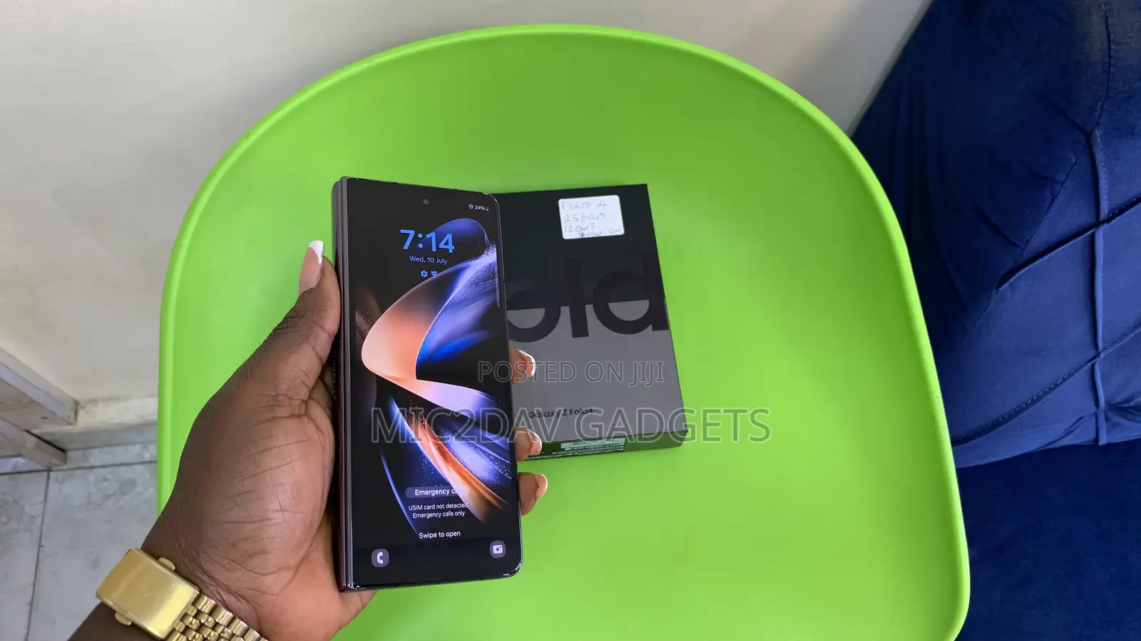 New Samsung Galaxy Z Fold4 256 GB Black